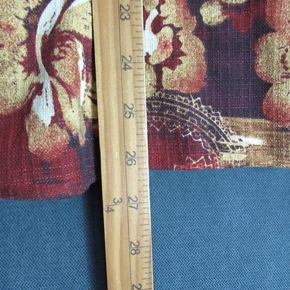 Requirements Blazer Womens XL Brown Floral Jacket Hipster Retro Artistic Teacher - Picture 3 of 5